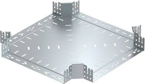 OBO Bettermann Kreuzstück aus Metall in Silber, Breite: 40 cm, Höhe: 8,5 cm - Bild 1