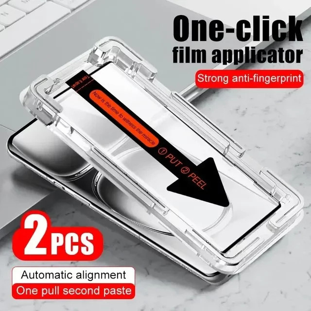 2er-Pack Panzerglas Displayschutz für Oppo Reno 12 11 10 Pro und Find X8 Pro X7 X6 X5 X3 X2 in Transparent - Bild 1
