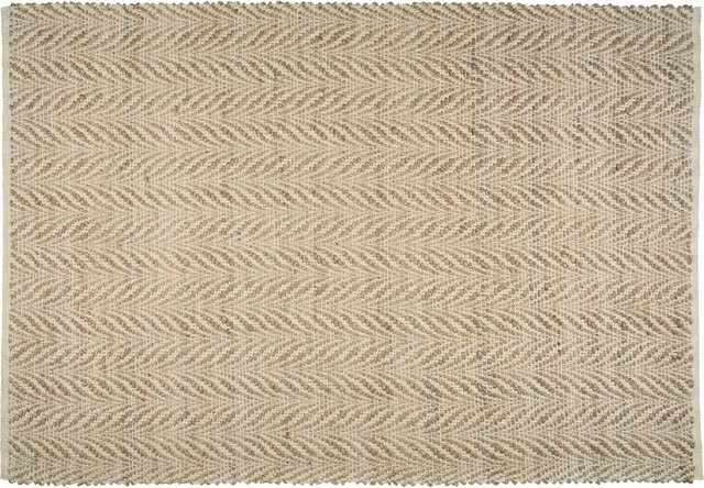Ancient Secrets Jute-Baumwoll Teppich in Beige, Breite: 120 cm, Länge: 180 cm - Bild 1
