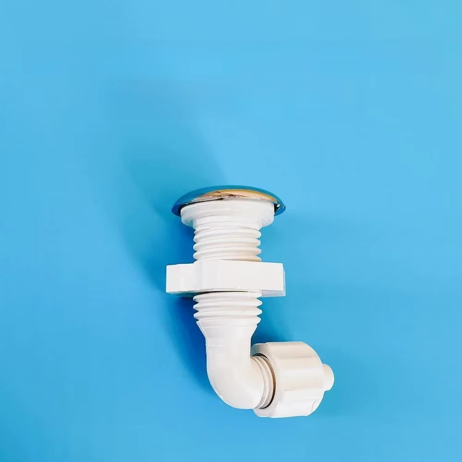 TERRIFIC Blasendüse für Whirlpool und Badewanne mit verchromter Kappe und Sicherungsmutter, Farbe: Silber, Durchmesser: 26 mm, Düsenöffnung: 7 mm - Bild 1