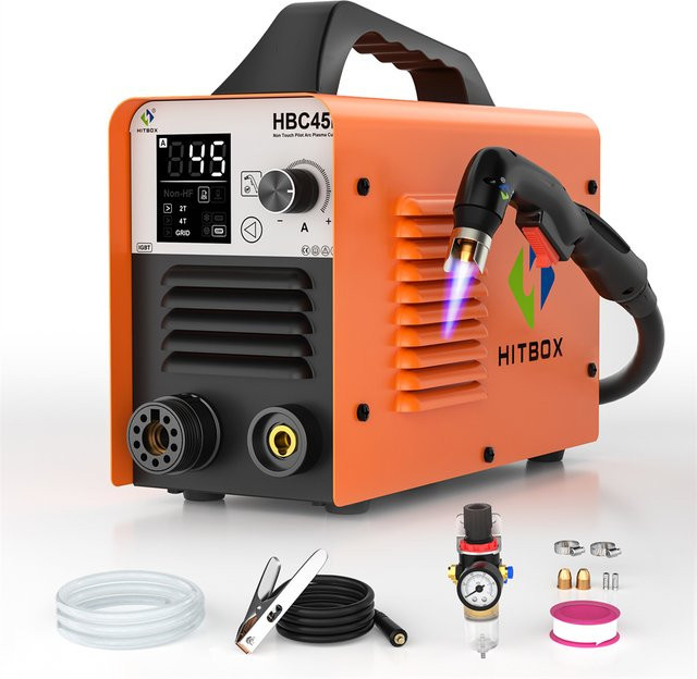 HITBOX 45A Non-HF Non Touch Plasmaschneider mit LED-Anzeige und IGBT-Technologie für DIY-Workshops - Bild 1