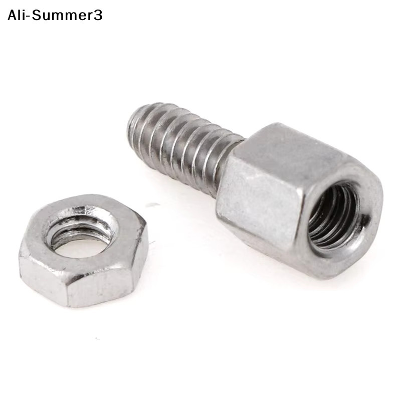 YY 10 Sets D-Sub VGA Seriell Stiftplattenhalterung Bolzen und Muttern in Silber, 5 mm und 7 mm - Bild 2