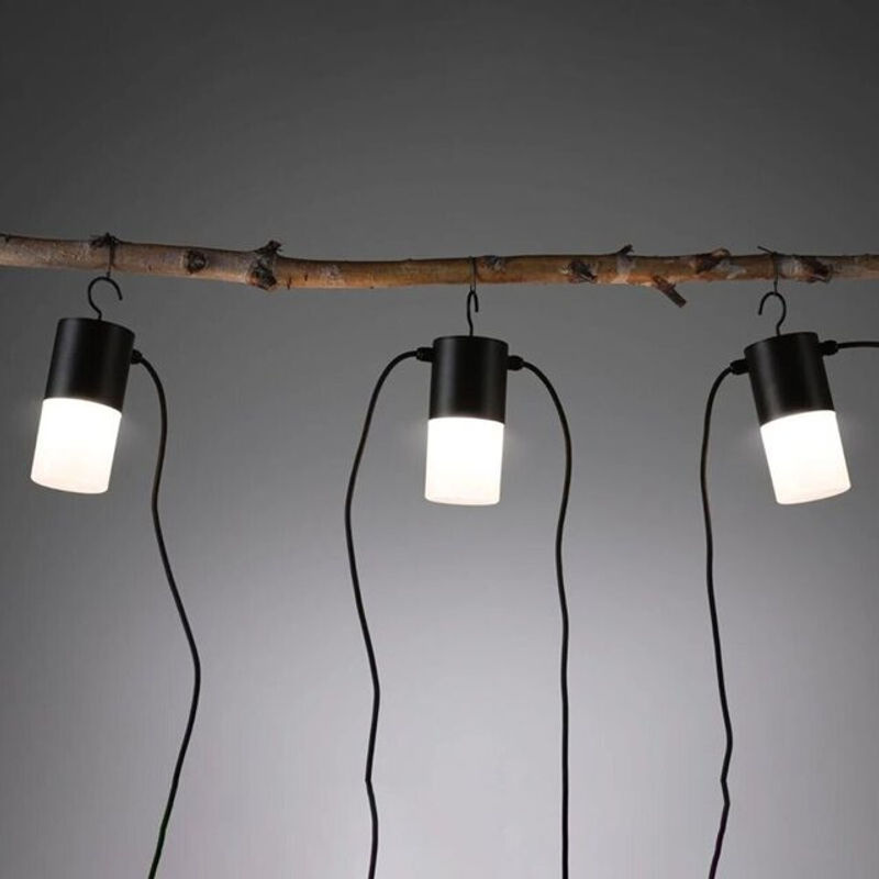 Paulmann Plug & Shine LED-Lichterkette Tubs in Anthrazit für den Außenbereich mit warmweißem Licht und IP44 Schutz - Bild 2