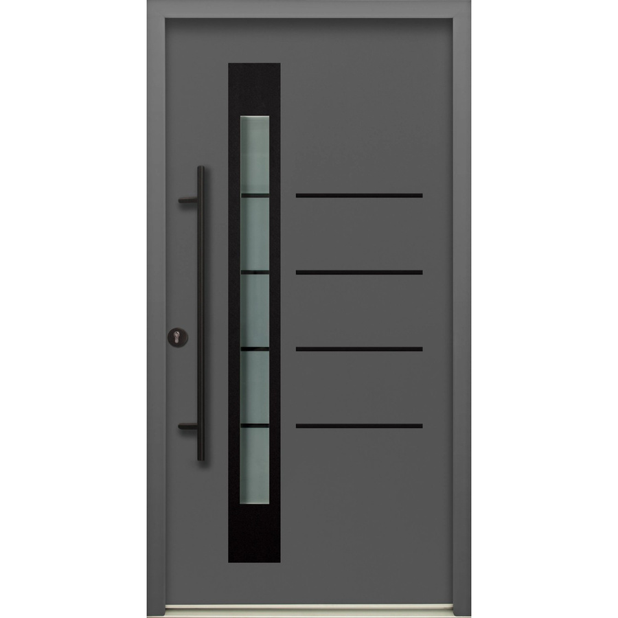 Splendoor Thermospace Haustür Berlin Prime Anthrazit-Schwarz mit Glaseinsatz, H x B: 210 x 100 cm - Bild 2