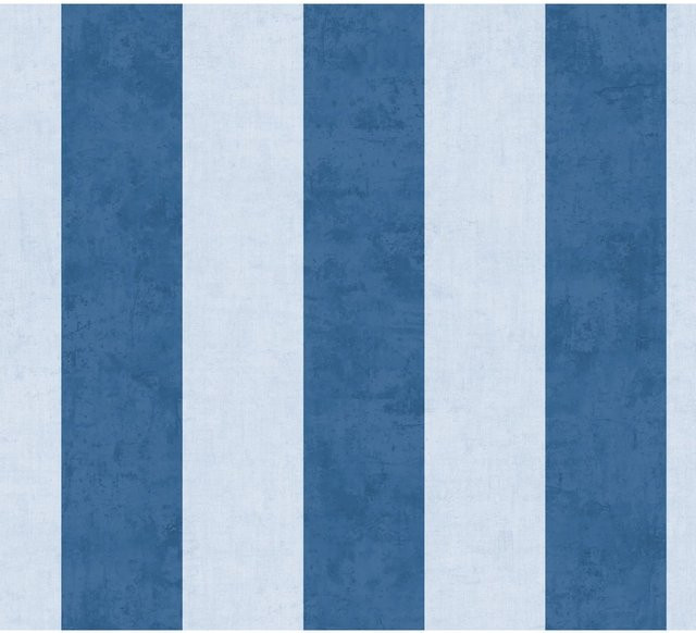 A.S. Création Vliestapete Streifen Blau, B: 0,53 m, L: 10,05 m - Bild 1