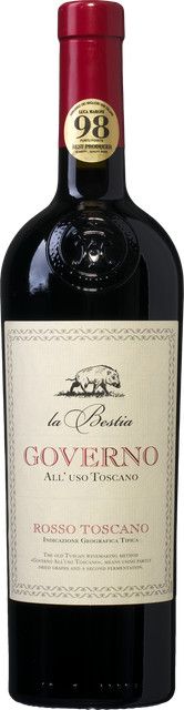 La Bestia Rotwein Merlot/Sangiovese Toskana, 0,75 l - Bild 1