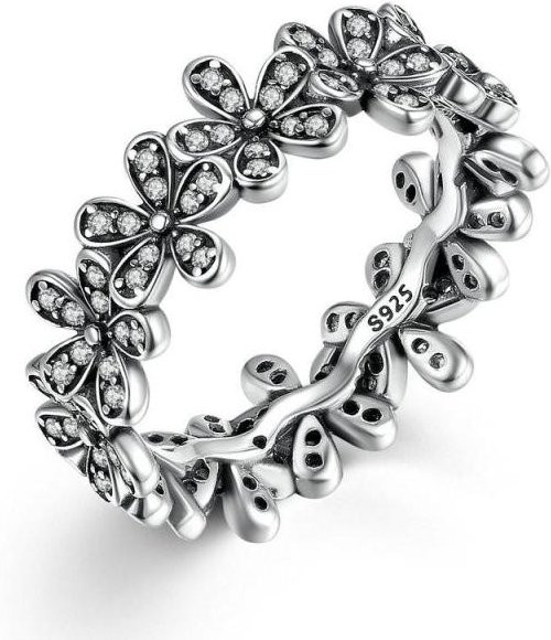 Allbestart Ring 925 Silber, Zirkonia, Damen, Größe 8 - Bild 1