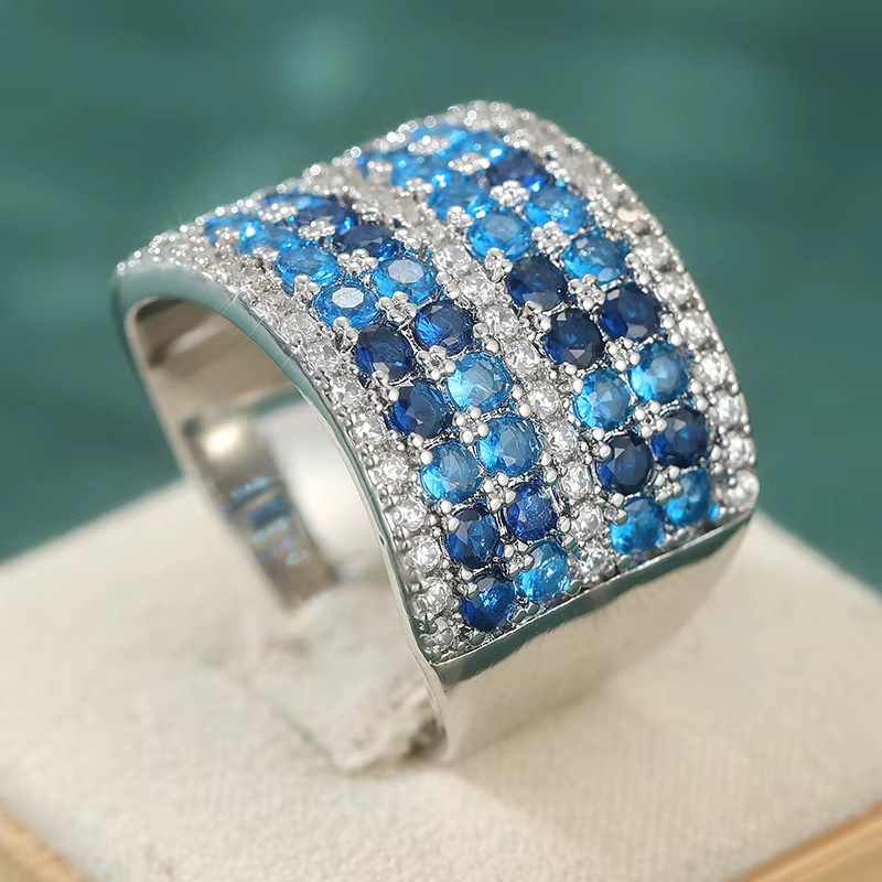 YoYo Ring, silberbeschichtet, Zirkonia, Damen und Herren - Bild 3