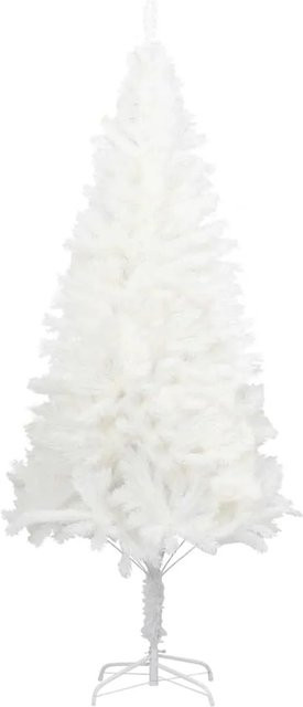 vidaXL Künstlicher Weihnachtsbaum in Weiß mit naturgetreuen Nadeln, Höhe: 150 cm - Bild 1