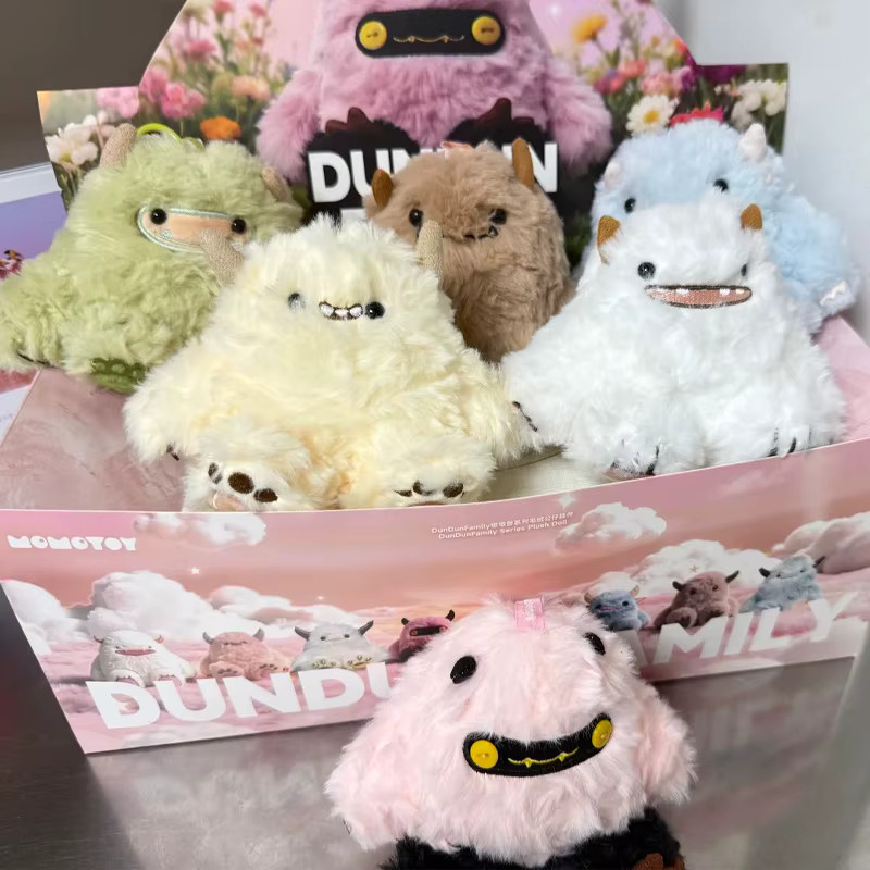 MOMOTOY Dundun Monster Familie Serie, Plüsch-Blindbox Schlüsselanhänger, Puppe - Bild 3