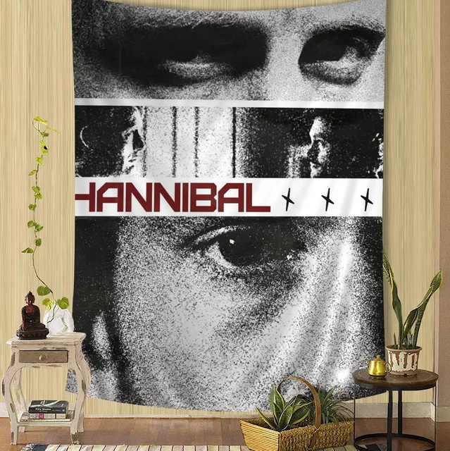 H-Hannibal Wandteppich im böhmischen Design, japanischer Wandbehang für dein Wohnzimmer, Multicolor - Bild 1