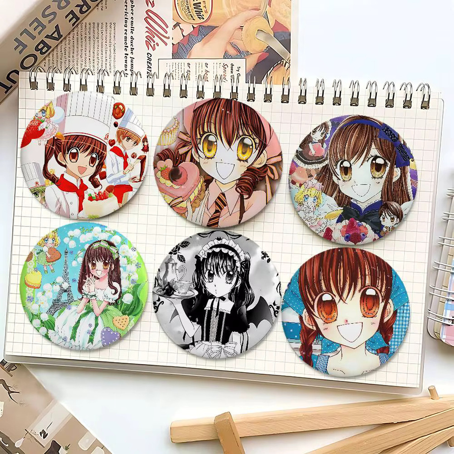52TOYS Brosche, Manga Yumeiro Patissiere, Weißblech, Metall - Bild 2