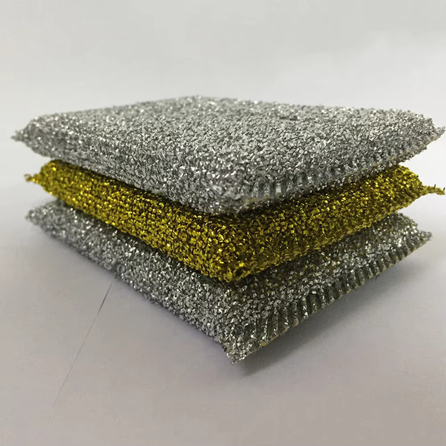 24er Set Glitter Reinigungsschwämme für Küche und Haushalt in Gold und Silber - Bild 2