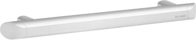 Delabie Be-Line Haltegriff aus Aluminium in Weiß Matt mit rutschfestem Griff, Wandmontage, Durchmesser: 3,5 cm, Länge: 40 cm - Bild 1