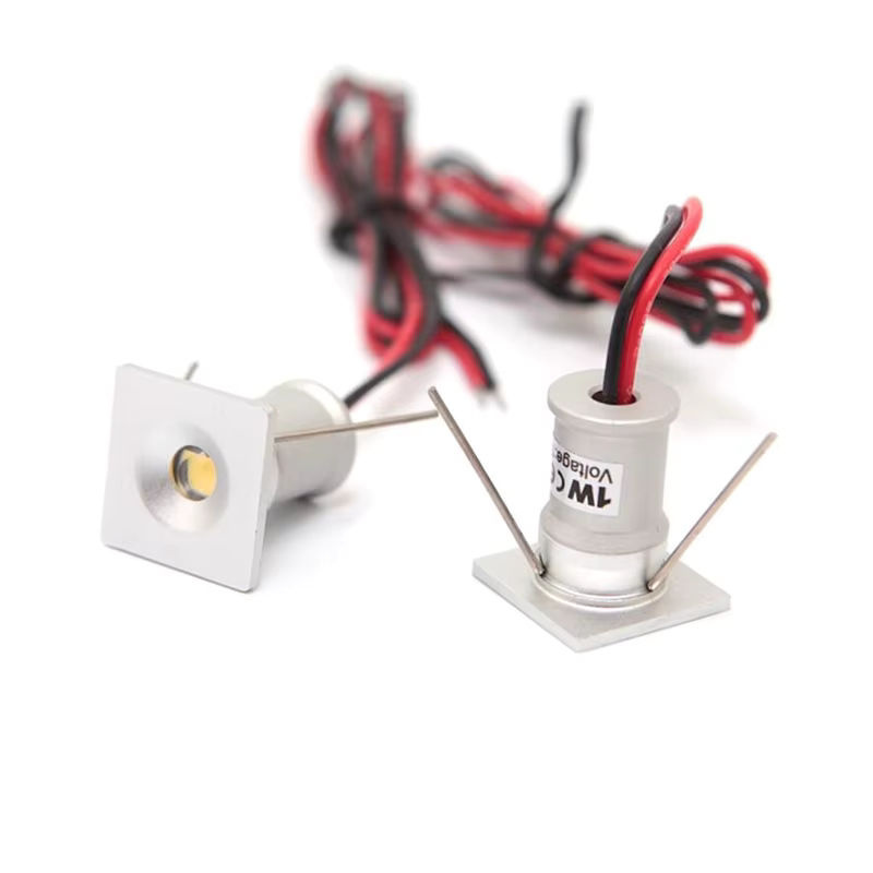 YRANK LED Mini Downlight IP65 wasserdichter Einbaustrahler in Weiß für Schrank und Küche, 1W, DC12V - Bild 5