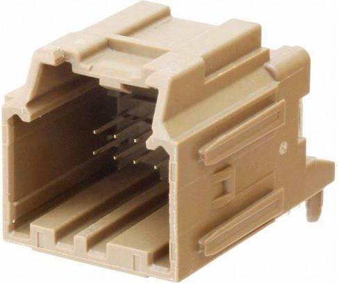 Molex Stiftgehäuse-Platine 346916122 in Beige und Braun aus Kunststoff - Bild 1