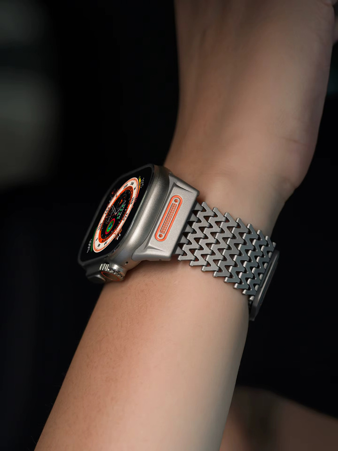 jansin Uhrenarmband Edelstahl, Silber, Unisex - Bild 3
