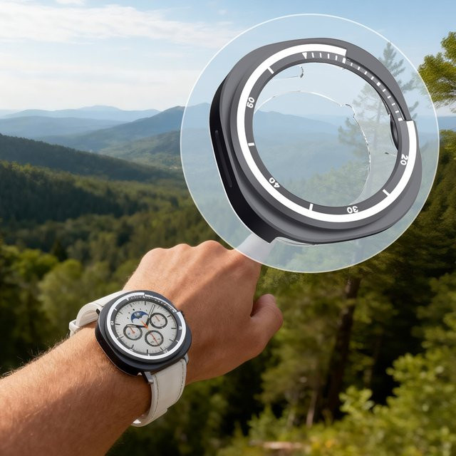 Samsung Metall-Schutzhülle für Galaxy Watch8 Classic 46 mm, grau - Bild 1