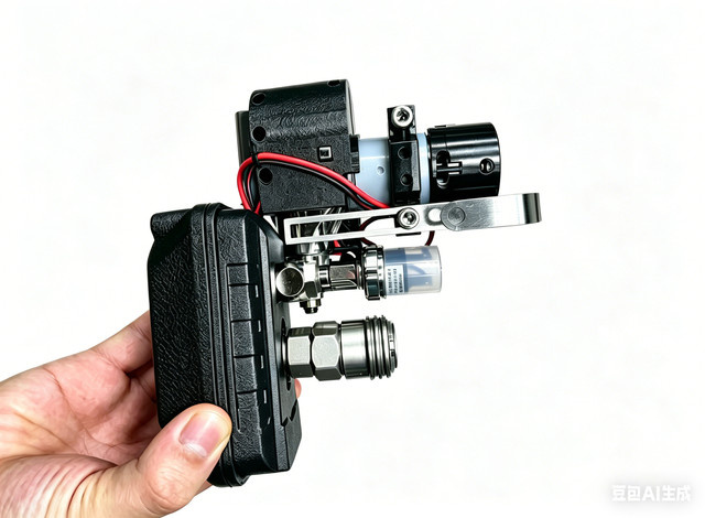 Professioneller Lithium-Elektro-Luftkompressor als Mini-Pumpe für Holzbearbeitung und industrielle Anwendungen in Schwarz (nur Werkzeug ohne Akku) - Bild 1