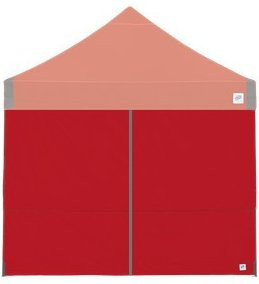 E-ZUP Pavillon Seitenwand ECLIPSE mit Reißverschluss, Rot, Breite: 300 cm - Bild 1