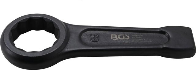 BGS Schlag-Ringschlüssel aus Chrom-Vanadium in Schwarz, Schlüsselweite: 65 mm - Bild 2