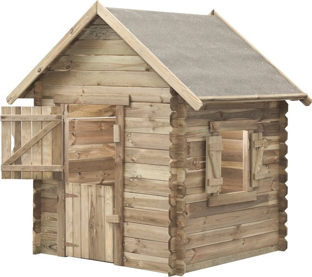 SwingKing Spielhaus Louise B: 160 cm, T: 120 cm, H: 120 cm - Bild 1