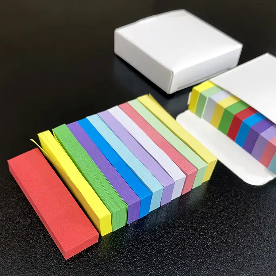 Bunte Mini-Haftnotizen in 11 Farben, selbstklebende Papier-Notizzettel für Schule und Organisation - Bild 3
