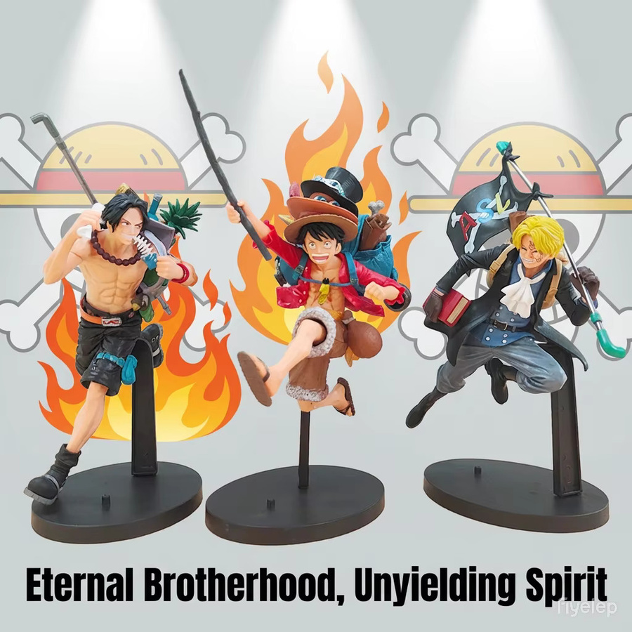 Bandai One Piece Luffy Sabo Ace Figur, 3-teiliges Set - Bild 2