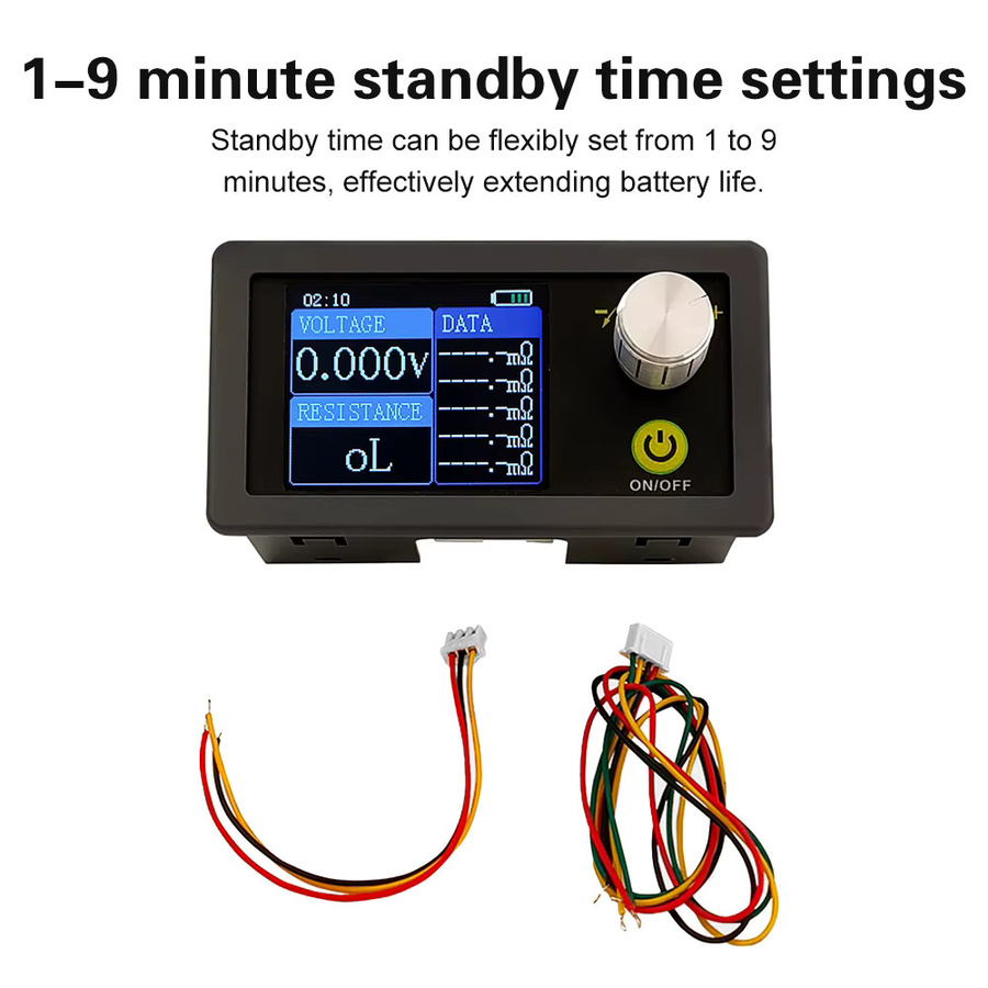 diymore Hochpräziser interner Widerstandstester DC5V mit 4-Draht AC Methode, Voltmeter und Batteriedetektor für 18650 Batterien, Schwarz - Bild 4
