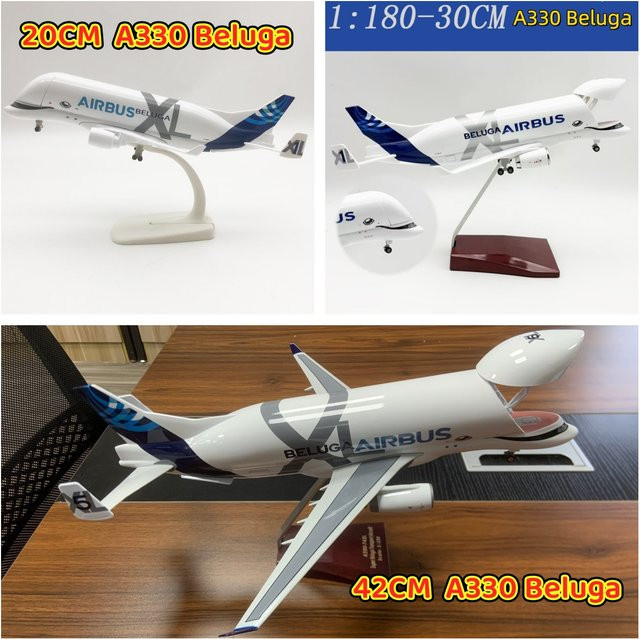 ZOCO A330 Beluga Airways Flugzeugmodell, Metall, Harz, ab 14 Jahren - Bild 1
