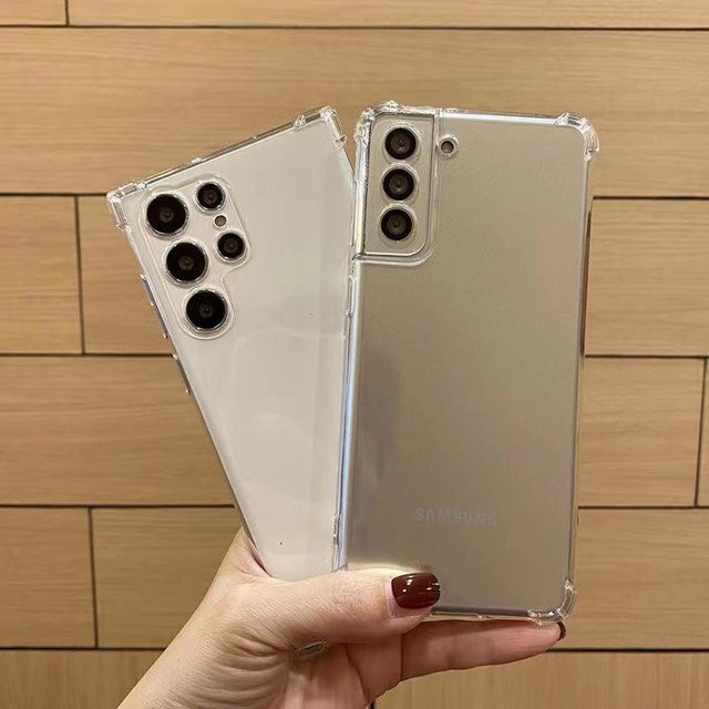 Stoßfeste transparente Silikon Handyhülle für Samsung Galaxy S24, S23 Ultra, S22 und S21 Plus Ultra - Bild 1