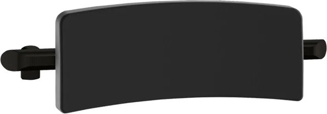 Delabie Be-Line Rückenlehne für WC aus Aluminium in Schwarz Matt, B/T/H: 51,3 x 17,3 x 15,0 cm - Bild 1