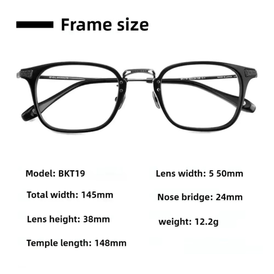 TILIKEU Korrektionsbrille, Vollrand, quadratisch, Herren, schwarz - Bild 2