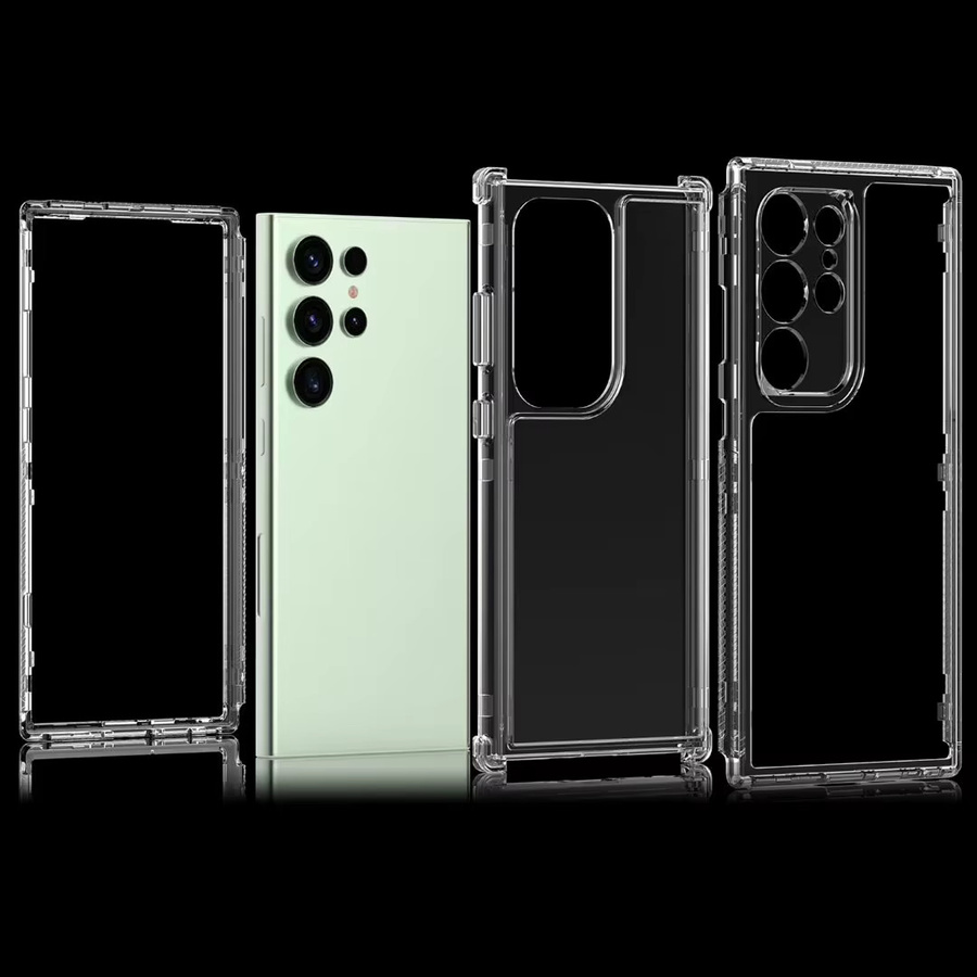 Transparente Schutzhülle für Samsung Galaxy A55 A35 A16 A54 A15 A53 S25 S24 Ultra S24 FE S23 Plus A14 A34 A36 A26 - Bild 2