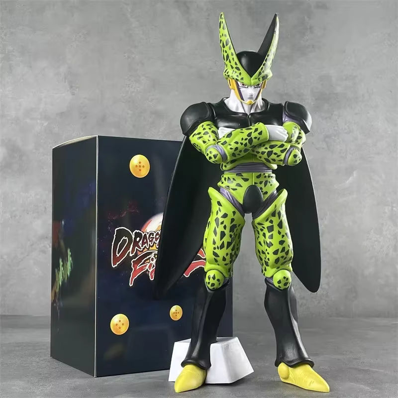 Dragon Ball Z Anime-Figur Cell in der Ultimate Form als Sammlerstück und Auto-Dekoration, mehrfarbig, Kunststoff, Höhe: 30,5 cm - Bild 2