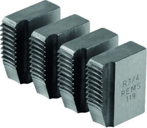 REMS Schneidbacken R 2 für Rohrgewinde, kegelig nach ISO 7-1 und EN 10226, Stahl, Grau - Bild 1