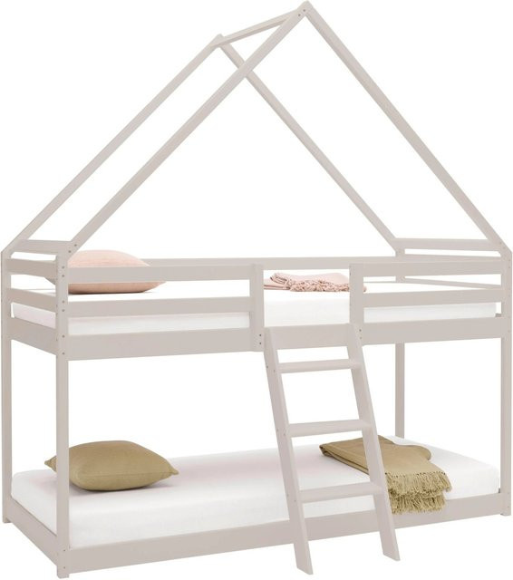 Mömax Etagenbett Sweet Kaschmir in Beige aus Massivholz für das Kinderzimmer B/T/H: 90 x 200 x 224 cm - Bild 1