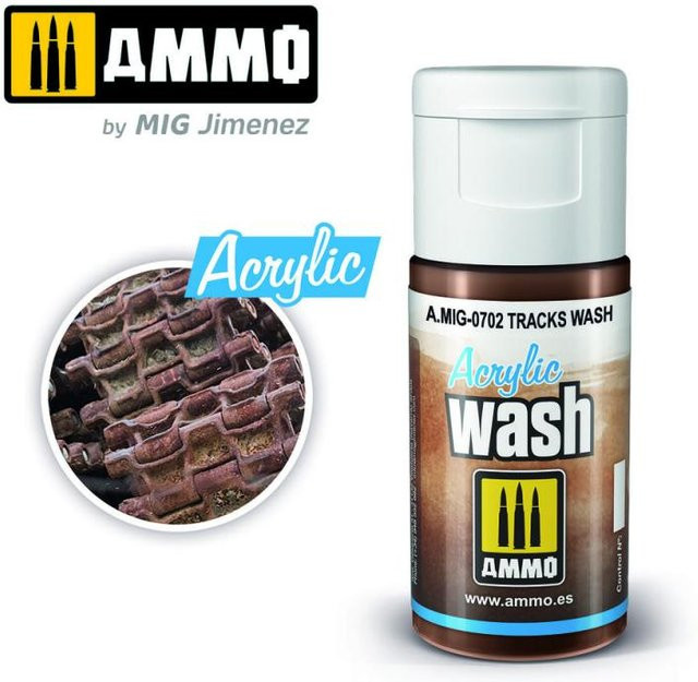AMMO by MIG Jimenez Acrylic Wash Tracks Wash, Zubehör - Bild 1