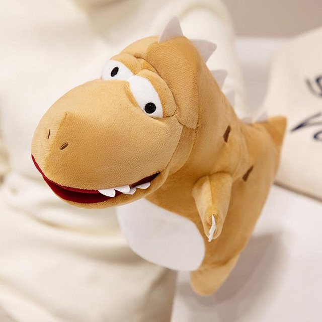 Yiran Health & Beauty Dinosaurier Handpuppe, T-Rex, Plüschtier, 28cm - Bild 1