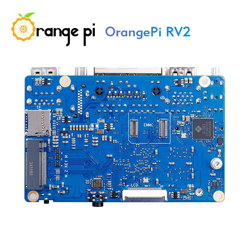Orange Pi RV2 Mini PC mit 8-Core TOPS AI CPU, LPDDR4 RAM, WiFi und Bluetooth 5.0 BLE, M.2 PCIe SSD Support - Bild 2