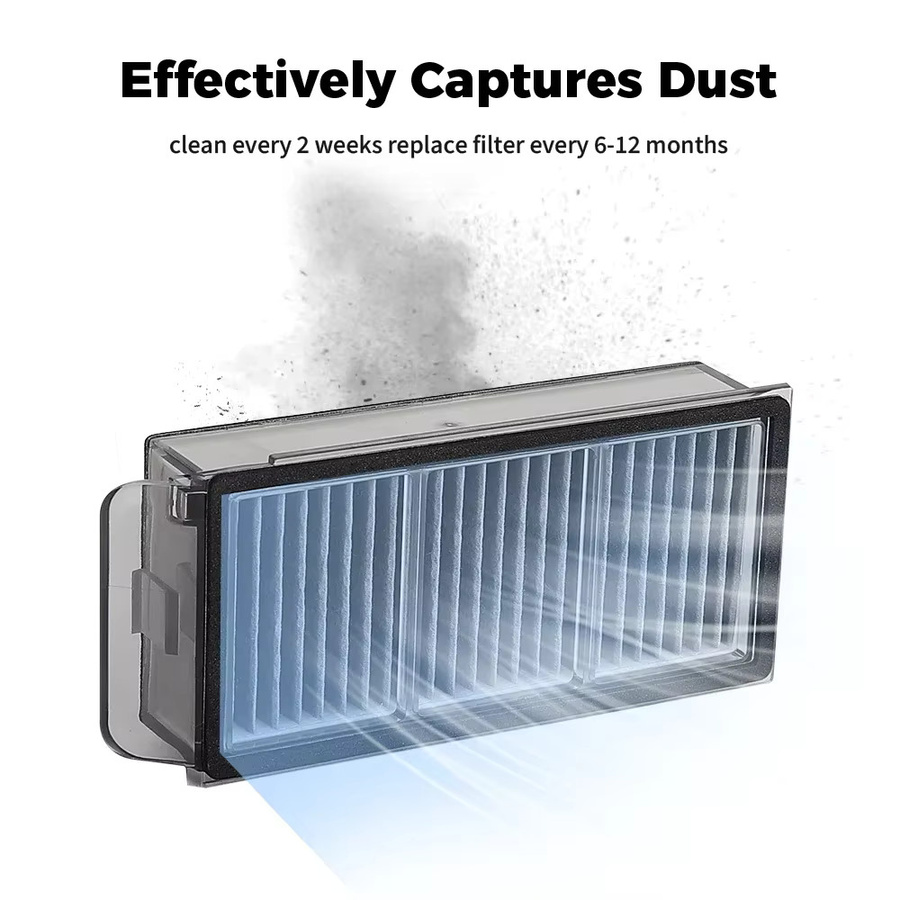Dreame HEPA-Filter in Weiß für X50 Ultra, X50 Master, L50 Pro Ultra, X50 PRO und MOVA V50 Ultra Saugroboter - Bild 4