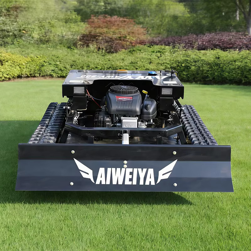 AIWEIYA Benzin-Gartenmäher in Schwarz mit Schneepflug für unwegsames Gelände und Hofpflege - Bild 2