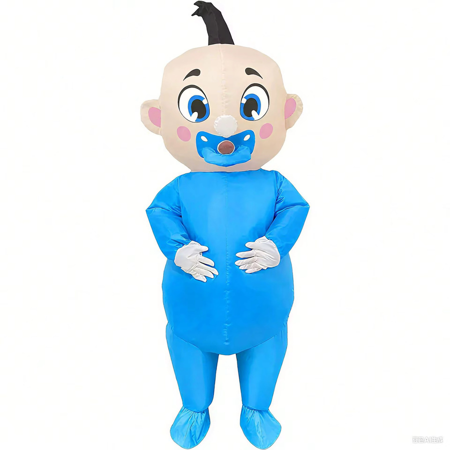 NewYeeca Babykostüme für Erwachsene, Unisex, aufblasbare Maskottchenanzüge - Bild 3