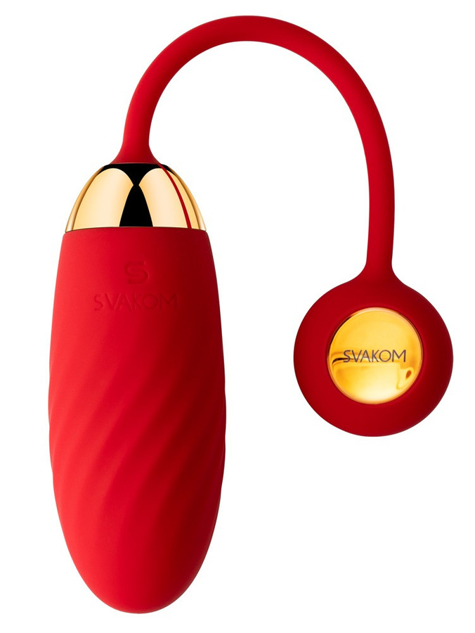 SVAKOM Vibro-Ei Ella Neo in Rot mit 11 Vibrationsmodi per App oder am Gerät, 60 g - Bild 2