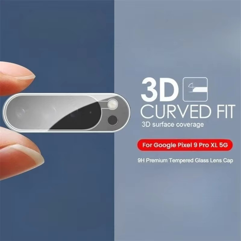 2er-Set HD gehärteter Glas Objektivdeckel für Google Pixel 10 9 Pro XL, transparenter Kamera-Schutzfilm mit voller Abdeckung und Anti-Scratch-Funktion - Bild 2