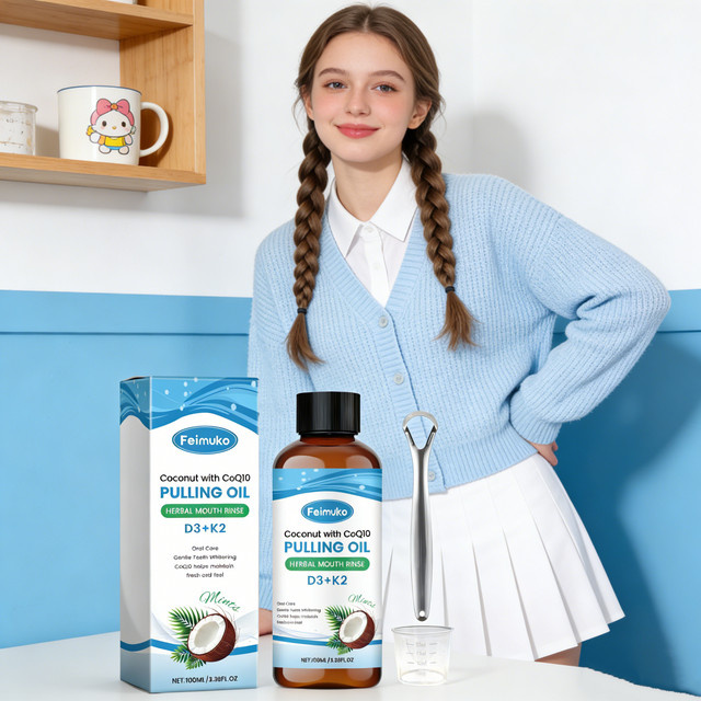 Feimuko Kokosöl-Mundspülungs-Set, Unisex - Bild 1
