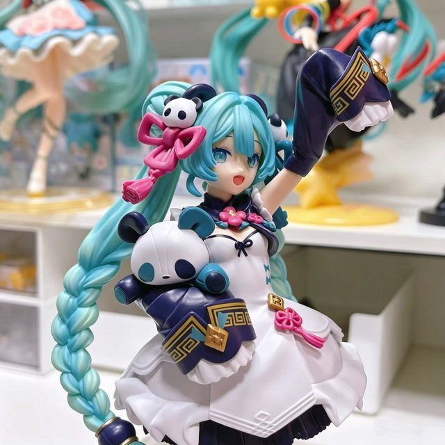 Bandai Hatsune Miku Panda Version, Anime-Figur, 17cm - Bild 1
