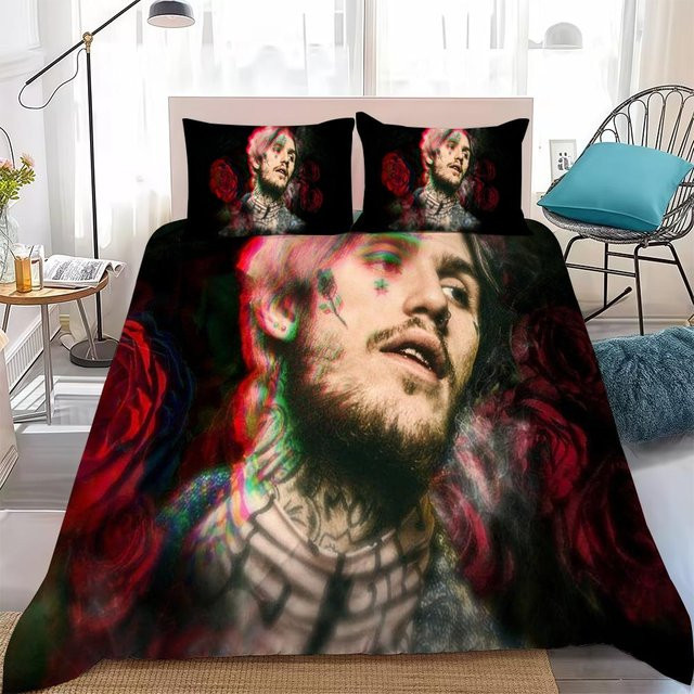 L-Lil P-Peep Home Style Bettwäsche-Set Cy Nine, 3-teilig, Mehrfarbig, B/H: 135 x 200 cm - Bild 1