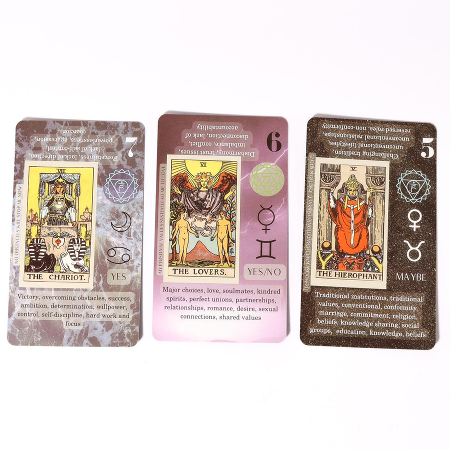 Tarot Lover Anfänger-Tarotkarten, Tarot-Deck, Pokergröße - Bild 3