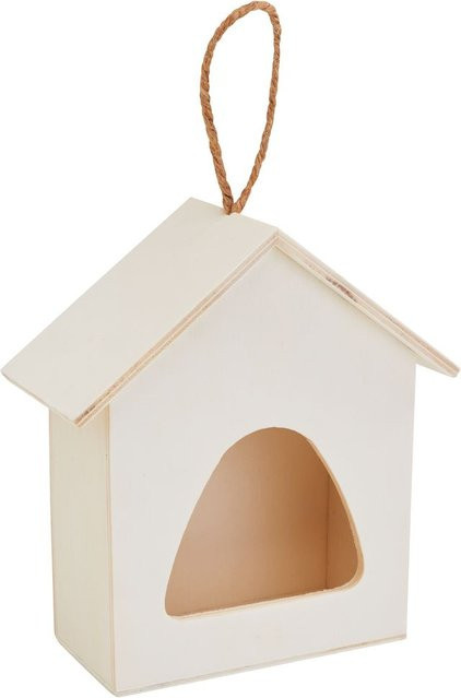 VBS Deko-Vogelhaus Fly in aus Sperrholz in Beige für den Frühling, B/T/H: 14,0 x 15,0 x 5,5 cm - Bild 1